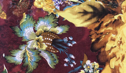 Шифон искусственный принтованный Ш-124