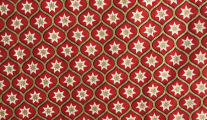 Хлопок красный принтованный ХБ -3131