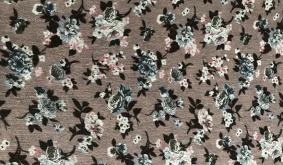 Хлопок коричневый принтованный ХБ -280
