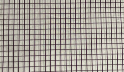 Хлопок белый в клетку ХБ-307