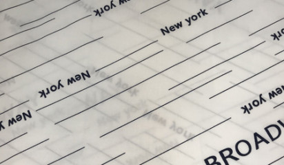 Ткань сорочечная белая с принтом ХБ-9092315