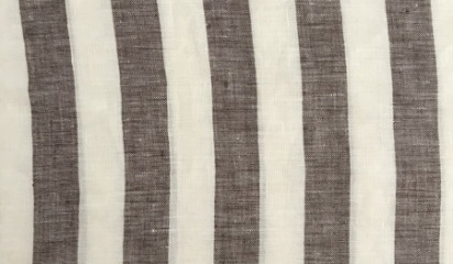 Лен серый в полоску 1351