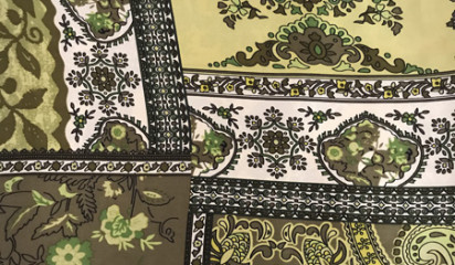 Шелк принтованный натуральный "Платки" ШЛ - 059