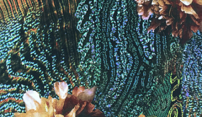 Шелк натуральный с цветочным принтом ШЛ-33920