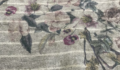 Футер серый с принтом ТР-331