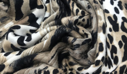 Трикотаж с леопардовым принтом ТР-4036