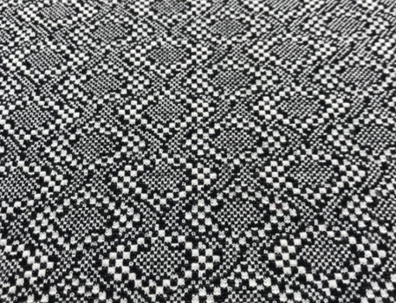 Трикотаж серый с орнаментом ТР-41015/1