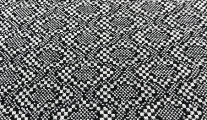 Трикотаж серый с орнаментом ТР-41015/1